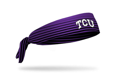 TCU: Gradient Stripe Flex Tie Headband