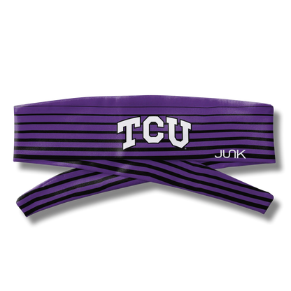 TCU: Gradient Stripe Flex Tie Headband