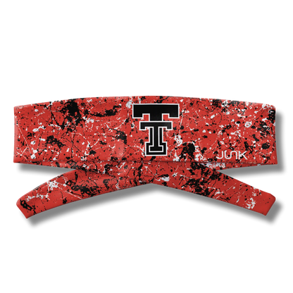 Texas Tech University: Splatter Red Flex Tie Headband