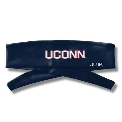 University of Connecticut: Navy Logo Flex Tie Headband