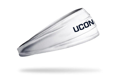 University of Connecticut: White Logo Big Bang Lite Headband