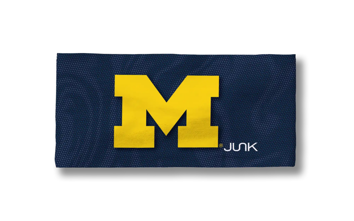 University of Michigan: Jersey Logo Blue Big Bang Lite Headband