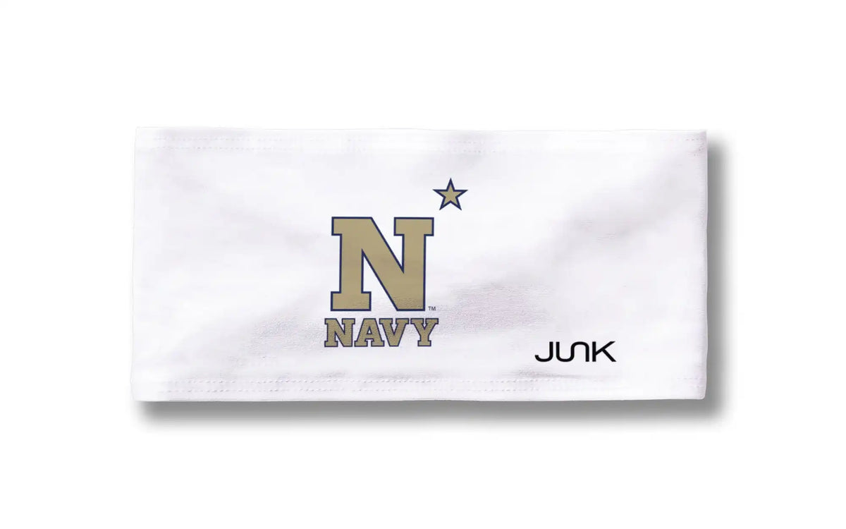 Navy Midshipmen: White Big Bang Lite Headband