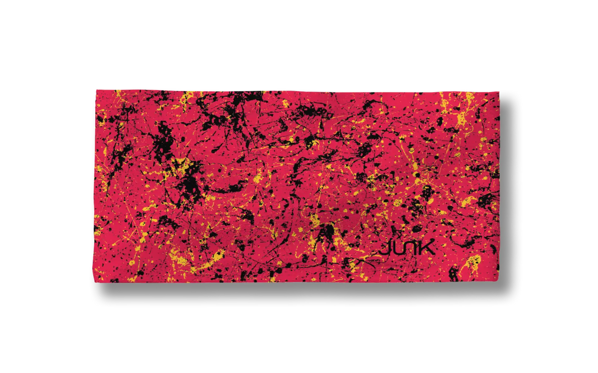 Red Gold Black Splatter Big Bang Lite Headband