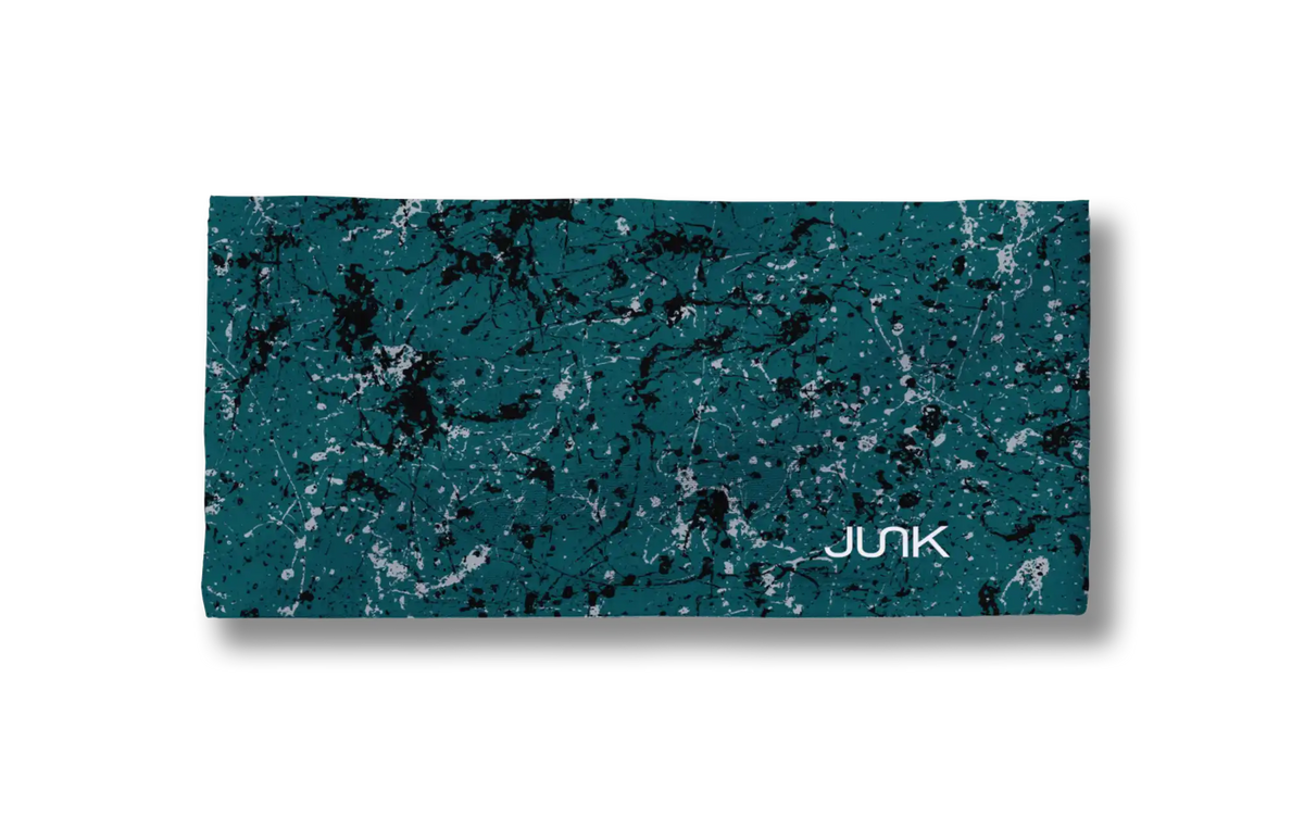 Green Silver Black Splatter Big Bang Lite Headband