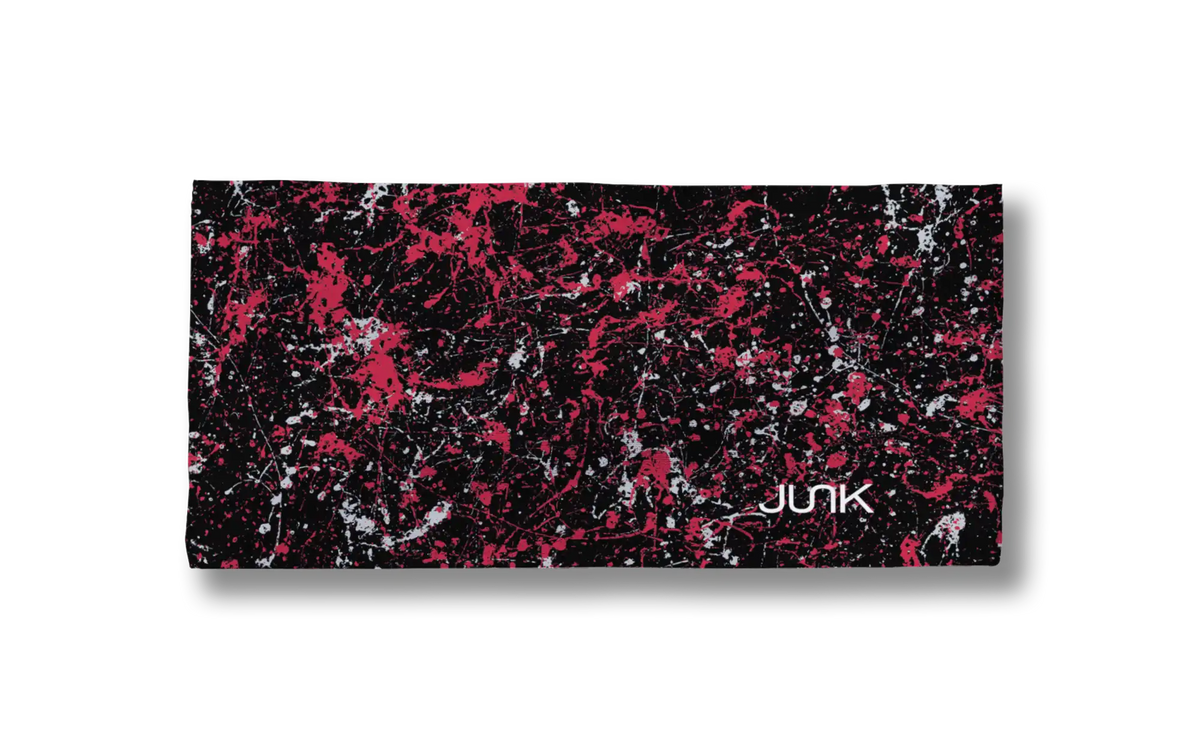 Red Pewter Black Splatter Big Bang Lite Headband