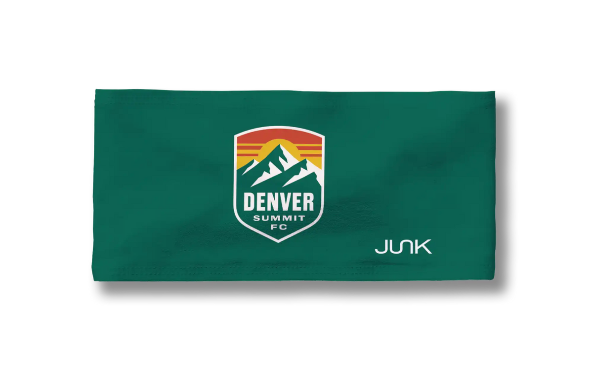Denver Summit FC: Logo Green Big Bang Lite Headband