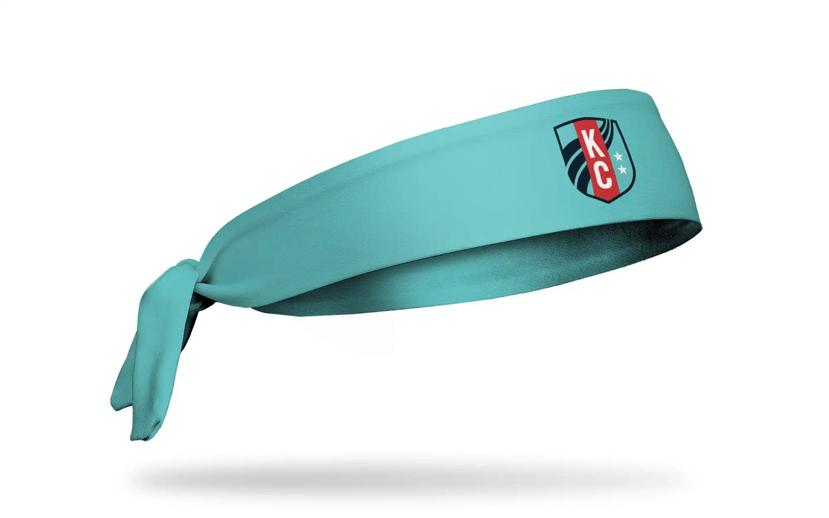KC Current: Logo Blue Flex Tie Headband