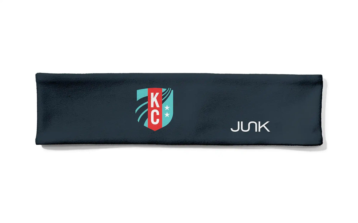 KC Current: Solid Navy Infinity Headband