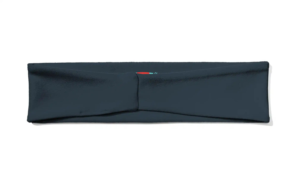 KC Current: Solid Navy Infinity Headband