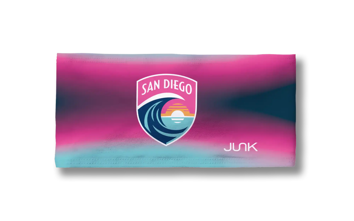 San Diego Wave: Textured Gradient Big Bang Lite Headband