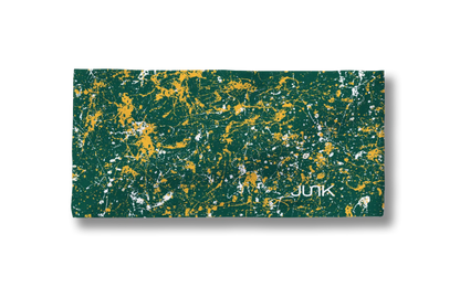 Green Gold Gray Splatter Big Bang Lite Headband