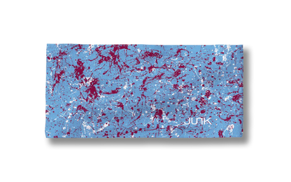 Powder Blue Maroon Splatter Big Bang Lite Headband