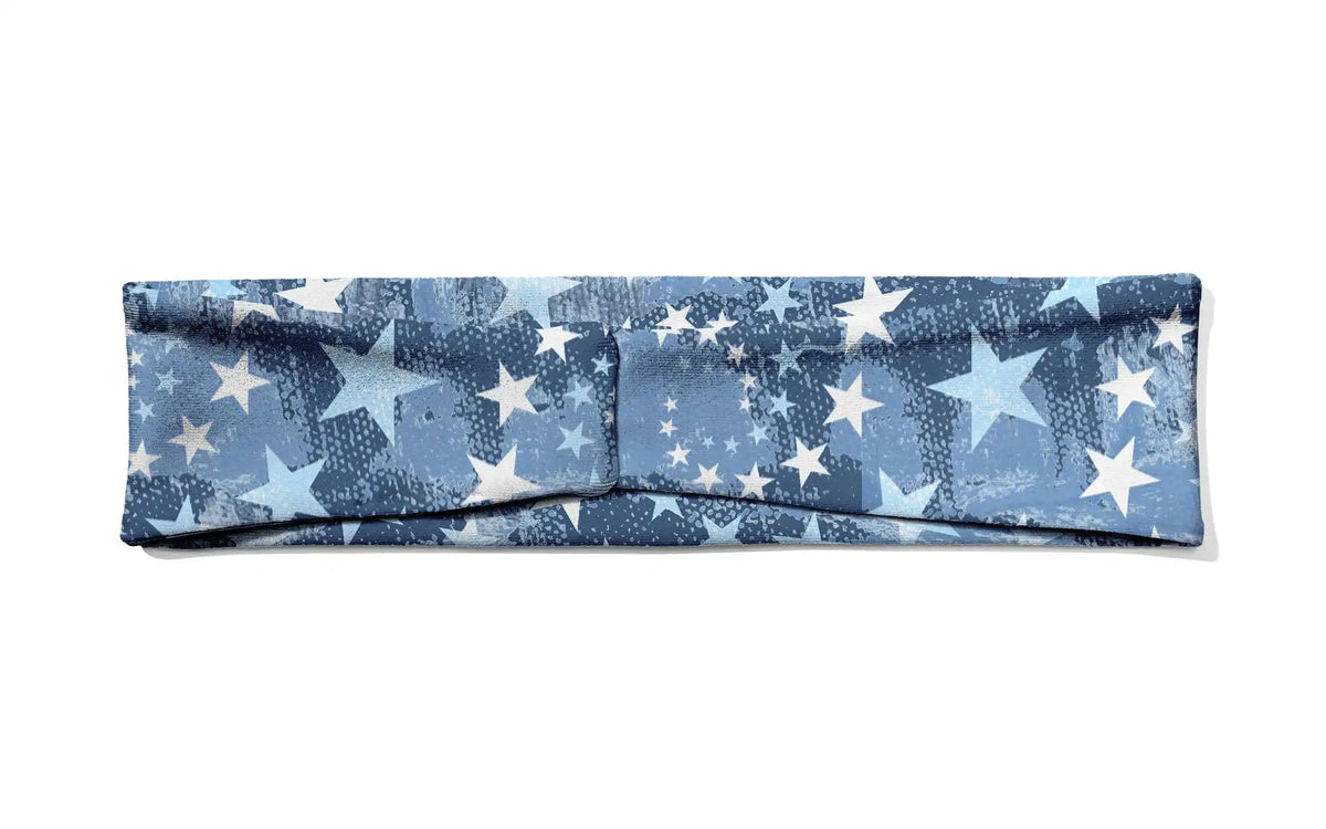 Star Spangled Denim Infinity Headband