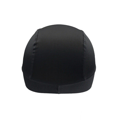 Jet Black Skull Cap