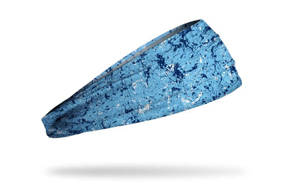 Light Blue Blue Splatter Paint Big Bang Lite Headband