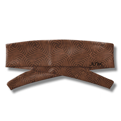 Toffee Swirl Flex Tie Headband