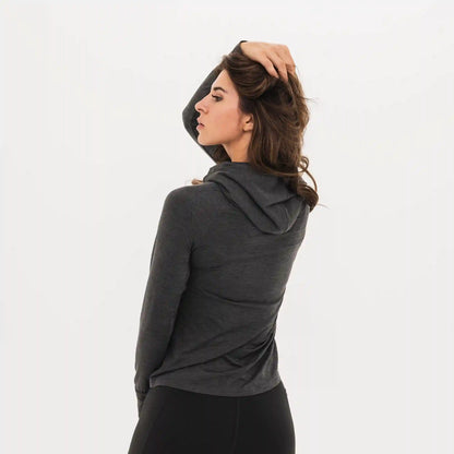 Women's Breakthrough Hoodie: Charcoal Heather