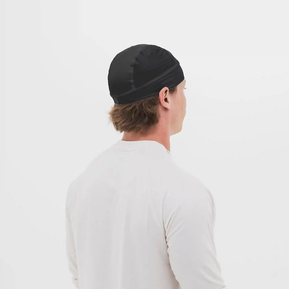 Jet Black Skull Cap